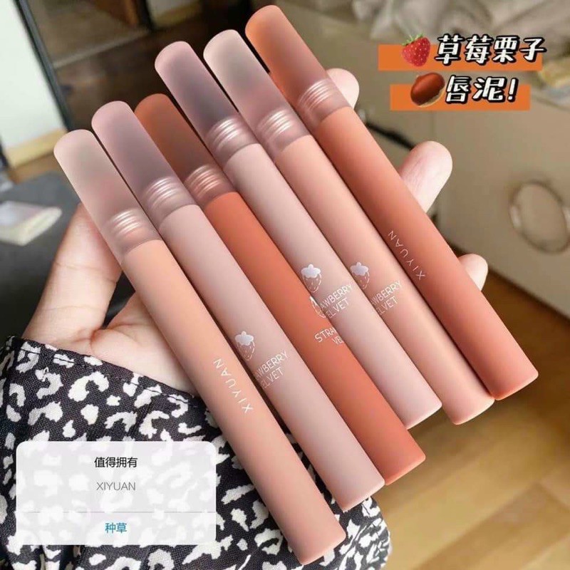 Son Kem Lì XIYUAN Lip Glaze Siêu Xinh Chất Mềm Và Mịn