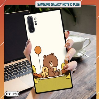 Ốp lưng điện thoại Samsung Galaxy Note 10 Plus - lưng nhám viền dẻo
