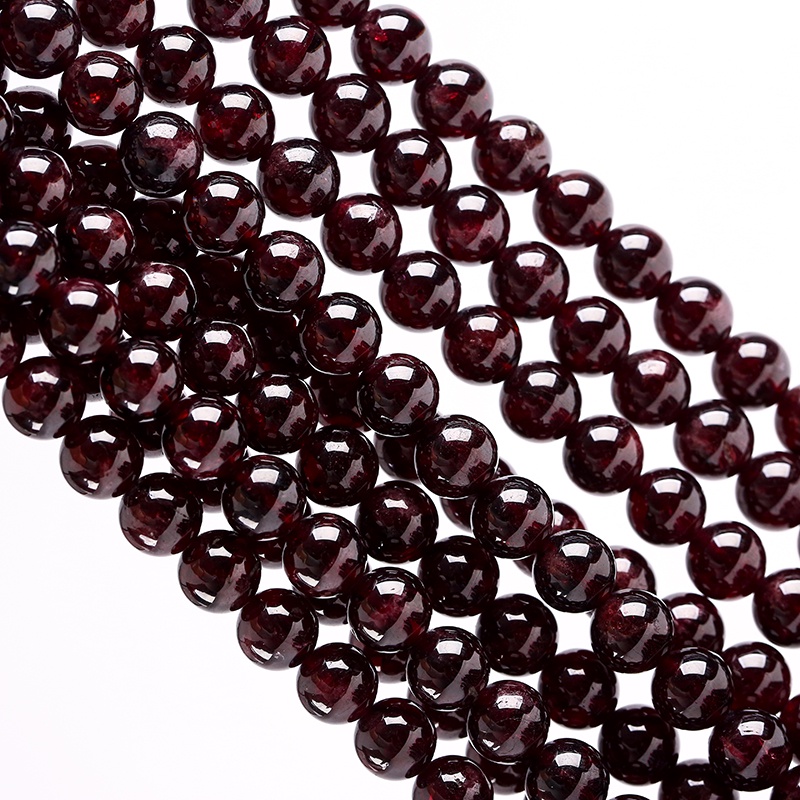 Chuỗi Hạt Đá Tự Nhiên AA Grade Garnet Dùng Làm Trang Sức DIY