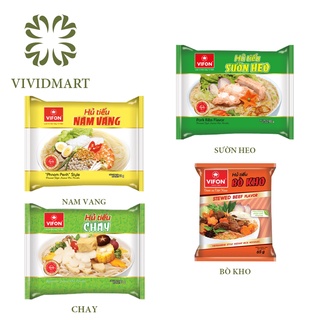 [Toàn quốc] [Gói lẻ] HỦ TIẾU ĂN LIỀN VIFON 03 VỊ: HỦ TÍU NAM VANG, BÒ KHO, SƯỜN HEO - GÓI 65g - VIFON