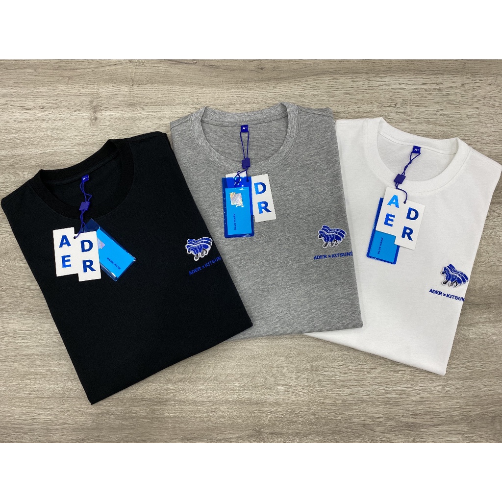 Áo Thun Ngắn Tay Thêu Hình Chú Cáo Nhỏ Đáng Yêu Kiểu Đường Phố Cho Nam Và Nữ