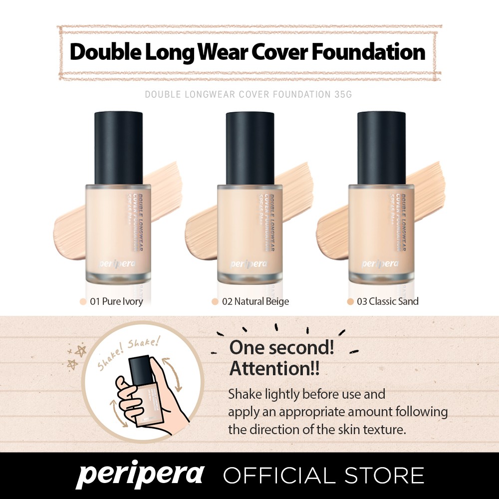 Kem Nền Peripera 35ml Che Phủ Hoàn Hảo Trang Điểm Lâu Trôi Chất Lượng Cao | BigBuy360 - bigbuy360.vn