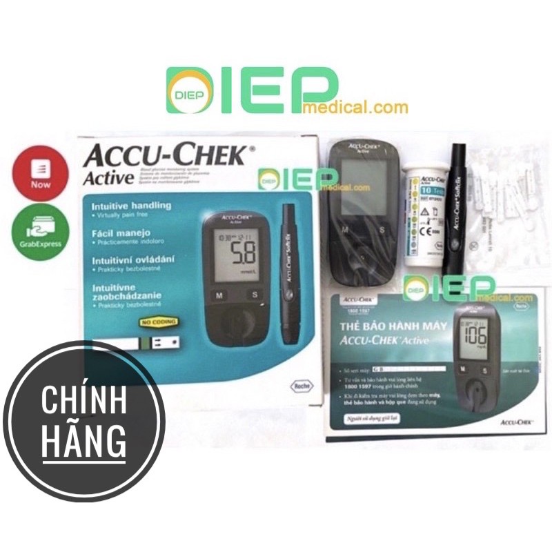 ACCU - CHEK ACTIVE - Máy thử đường huyết chính hãng Accu-Chek Đức