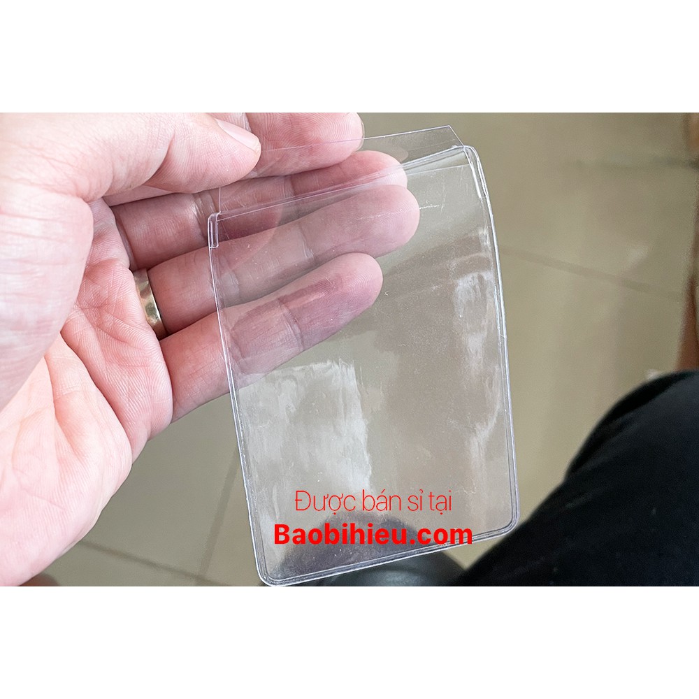 [CÓ NẮP] túi đựng CĂN CƯỚC CÔNG DÂN, thẻ ATM, bằng lái xe bằng nhựa dẻo - hàng Việt Nam xịn B1811NAP