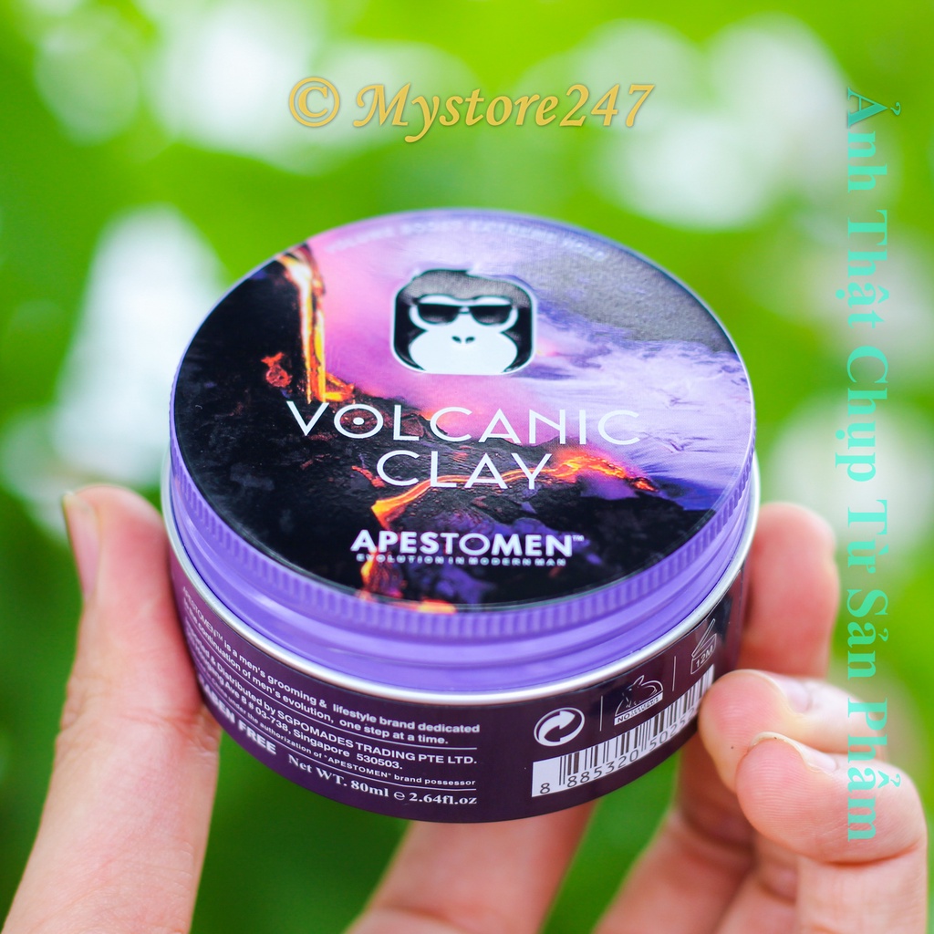 Sáp Vuốt Tóc Nam Cao Cấp Volcanic Black Version 2, Wax Vuốt Tóc,Vuốt Không Bị Khô Và Rít, Phong Cách Tóc Nam, Keo Vuốt T