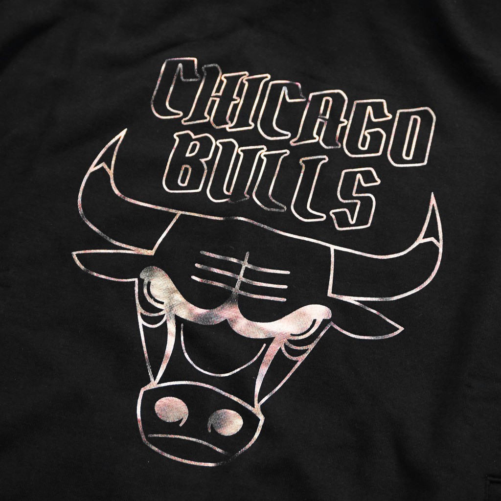 Áo Hoodie NBA Korea Chicago Bulls Đen