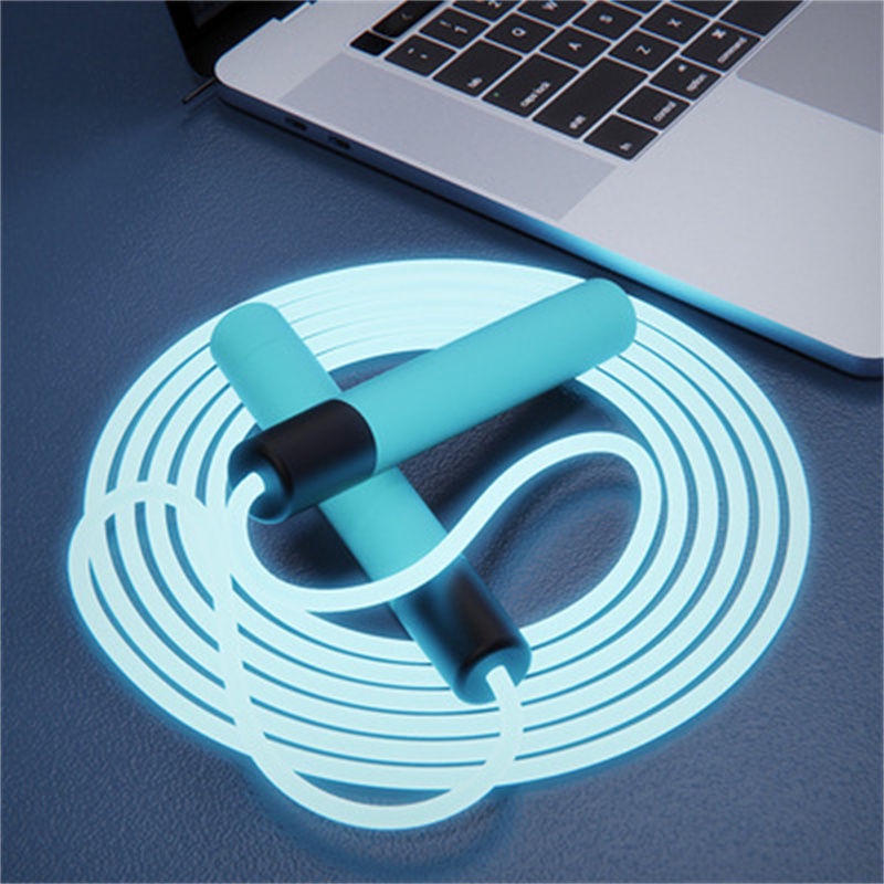 ♕▼Sợi quang học PVC trong suốt bài tập kiểm tra vật lý huấn luyện có thể chiếu sáng dây nhảy
