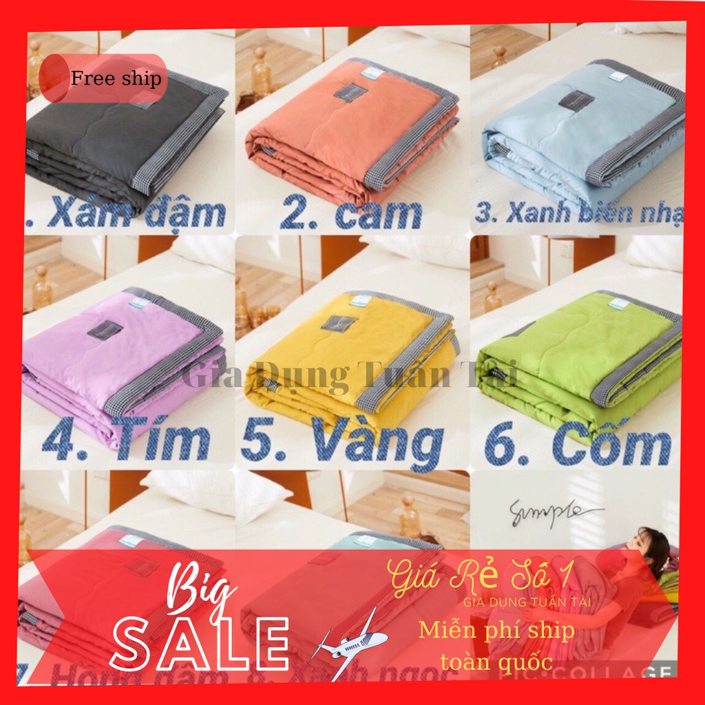 Chăn hè , Chăn mùa hè ZAZA HOME cotton 100% siêu mềm thoáng mát thích hợp cho mùa hè 2mx2m3