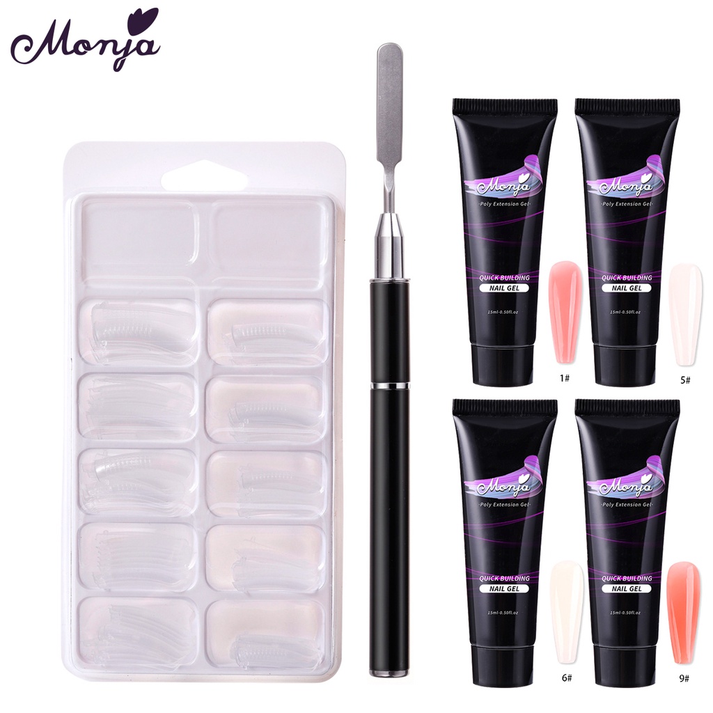 MONJA [Hàng mới về] Bộ 6 dụng cụ hỗ trợ làm móng chất lượng cao