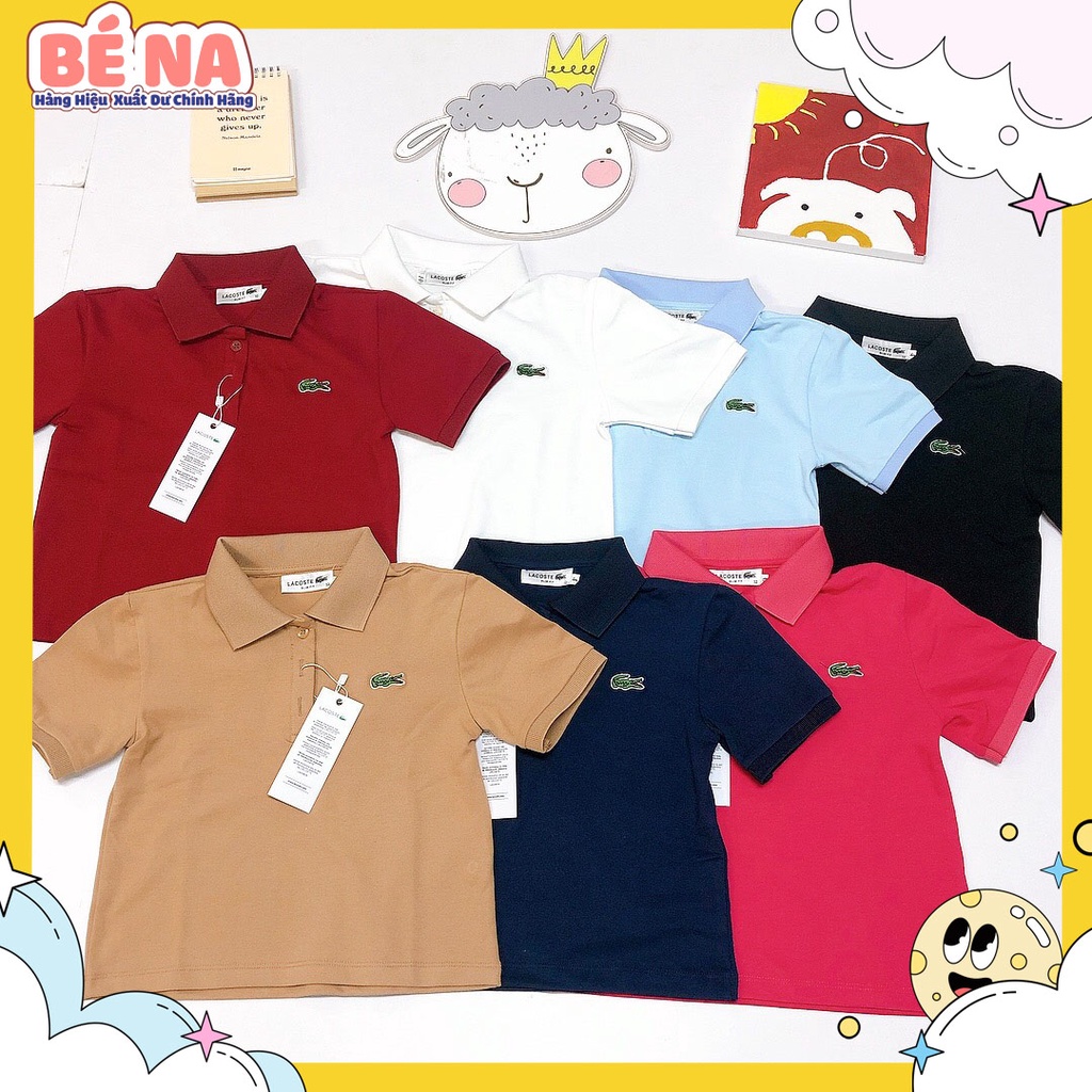 Áo lacoste cổ bẻ cộc tay cực đẹp cho bé trai bé gái