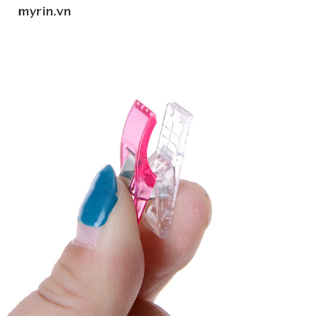 Set 50 Kẹp Nhựa Nhiều Màu Dùng Trong May Vá