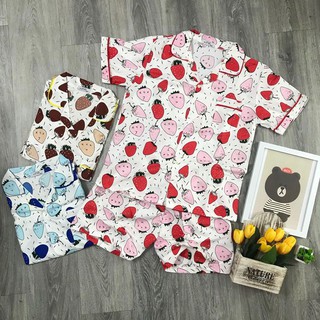 Bộ ngủ Pijama ngắn (hình chụp thật)