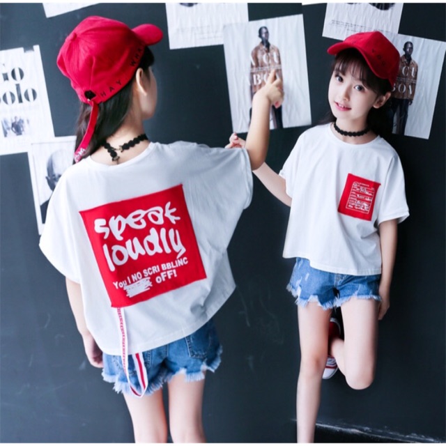 A43- Áo thun in chữ phong cách hiphop