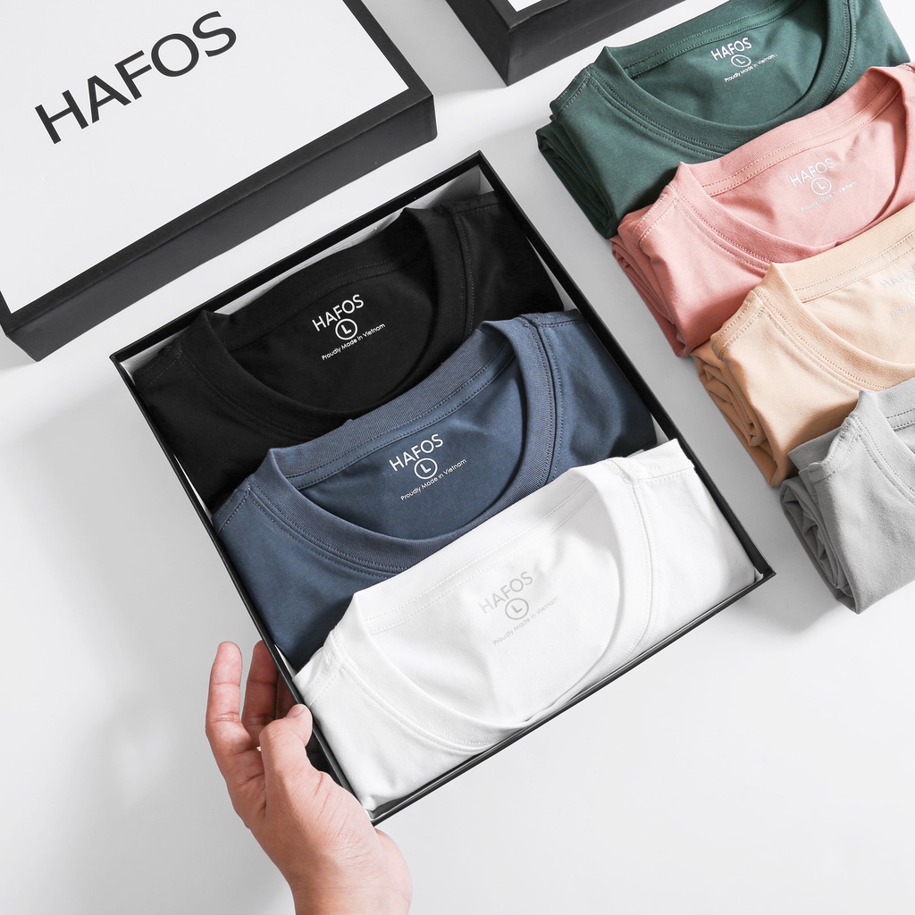 Áo thun nam cổ tròn HAFOS cao cấp, lịch lãm HAFOS - GUTTI