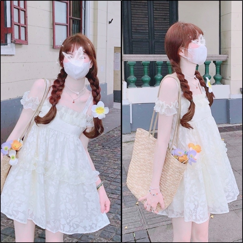 VÁY ĐŨI TRẮNG MỘNG MƠ
