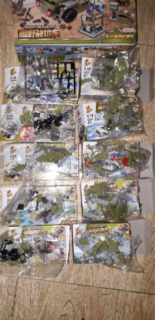 Sét trọn bộ lắp ráp LegoPubg 633032 rất đẹp