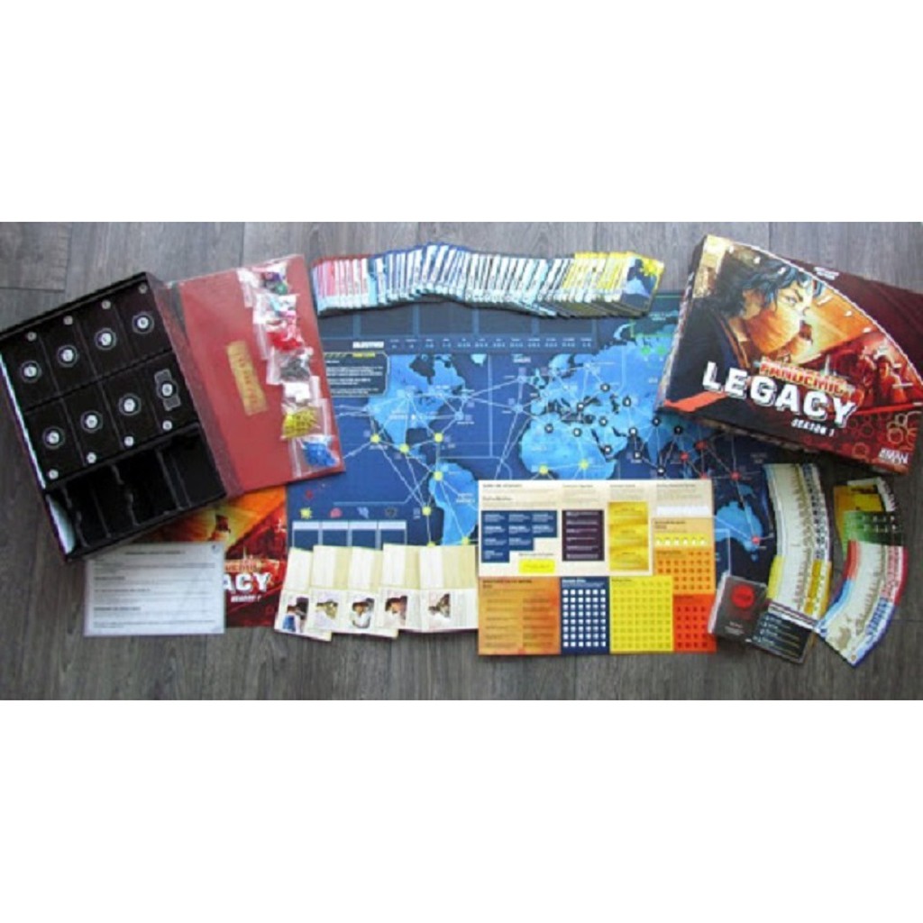 Đồ Chơi Board Game Pandemic - Đại Dịch Toàn Cầu Tiếng Anh Hộp Cứng Chất Lượng Cao