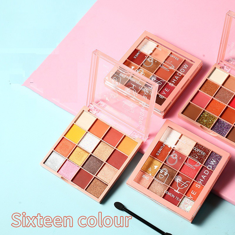 Bảng Phấn Mắt Lameila Sixteen Color No.3043 Siu Cute - Y370-B8T1