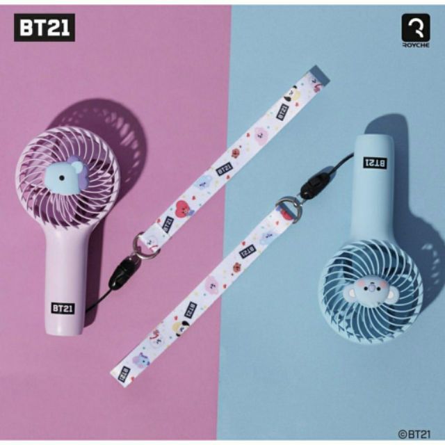 [SẴN TATA] MINI HANDY FAN BABY BT21 OFFICAL / QUẠT CẦM TAY MINI BABY BT21