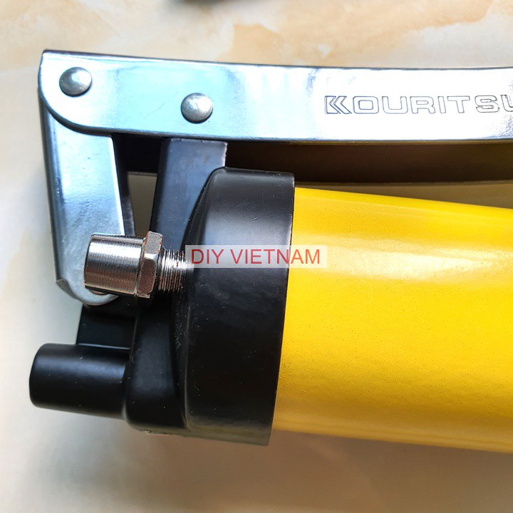 Bơm mỡ 2 ty cao cấp hãng KOURITSU Nhật Bản, cỡ 600cc, Bảo hành 12 tháng Kouritsu Official Store