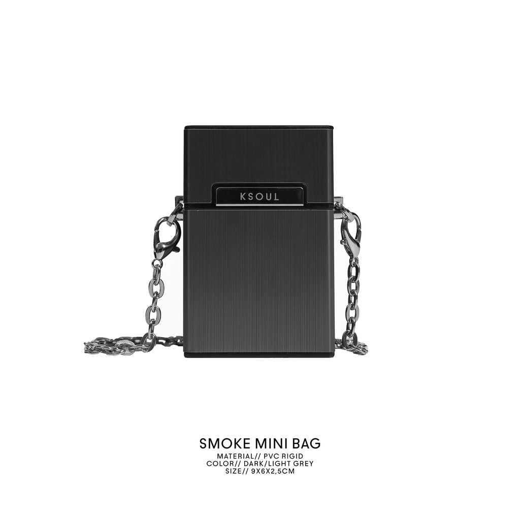 Túi đeo chéo SMOKE MINI BAG DARK SILVER KSOUL CONCEPT