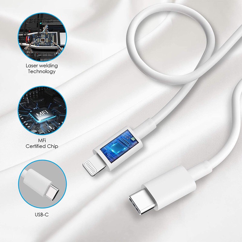 DS16-Cáp Sạc zin bóc máy IP 11Pro/11ProMax/12Pro/12Promax Zin New 100% |Sạc Siêu Nhanh | Bảo Hành 12 tháng Phụ kiện icom | BigBuy360 - bigbuy360.vn