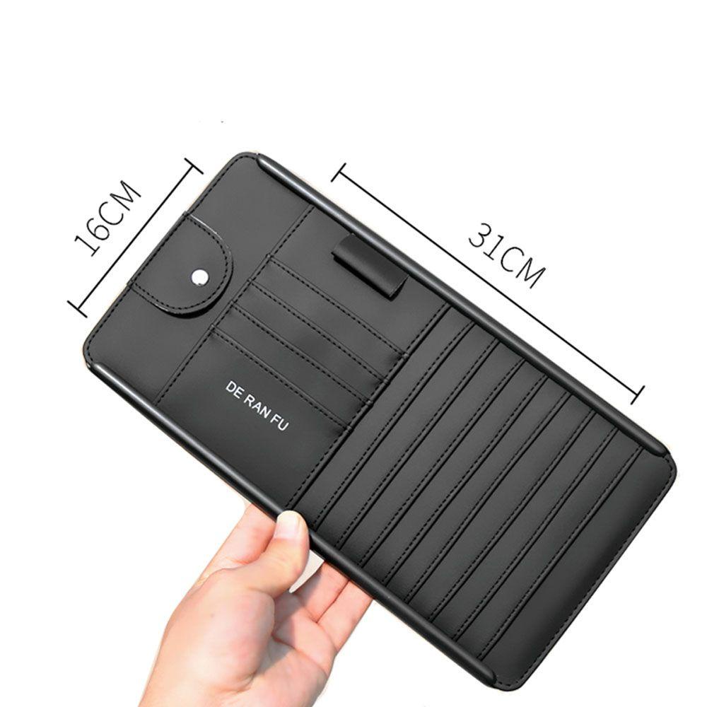 Túi Da Đựng Đĩa CD / Kính Mát Kẹp Tấm Che Nắng Xe Hơi