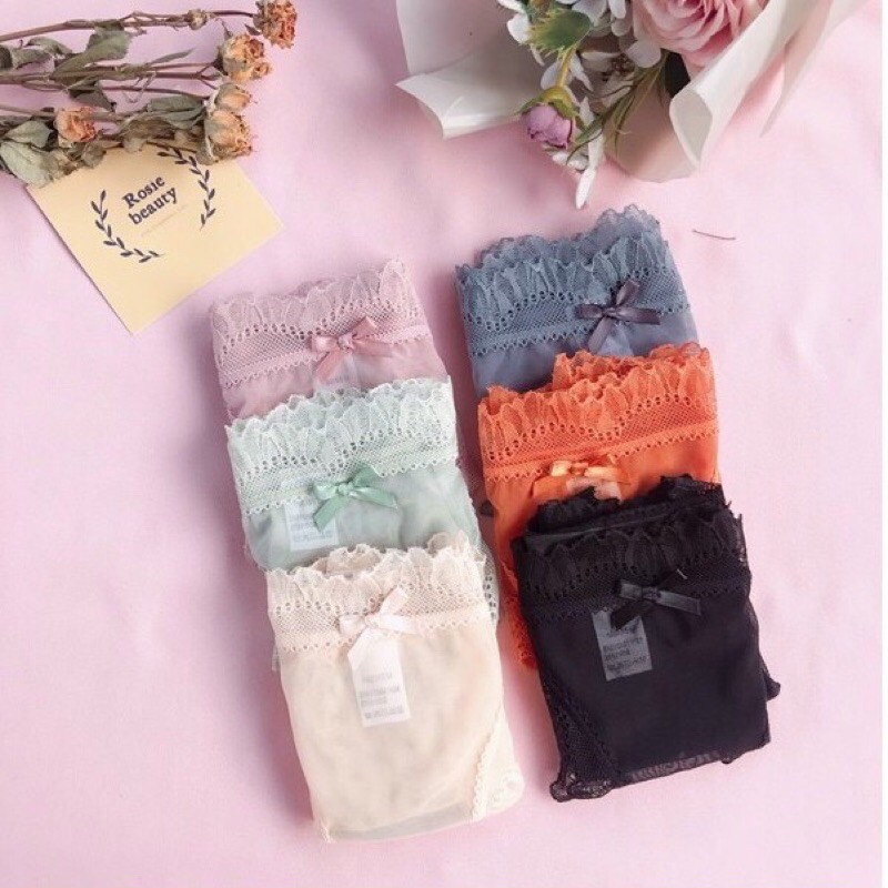 [Được chọn màu] Quần lót ren lưới siêu sexy MS263