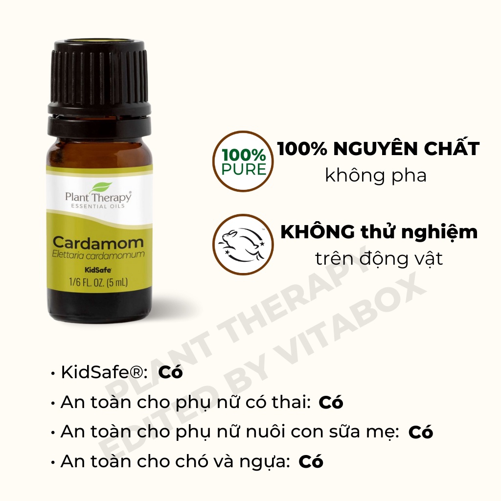 Plant Therapy - Tinh Dầu  Bạch Đậu Khấu  - Kidsafe essential oil