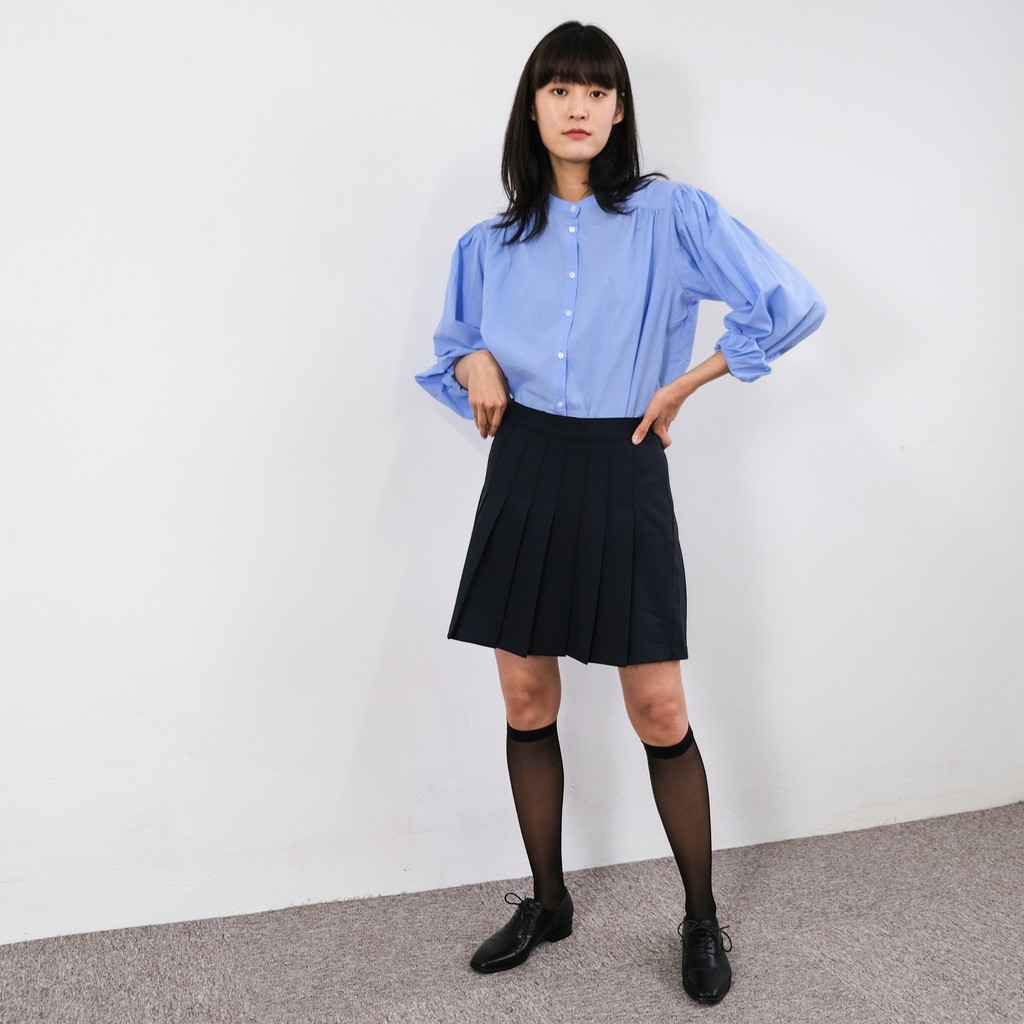 Pleated mini school skirt - chân váy xếp li Hàn Quốc