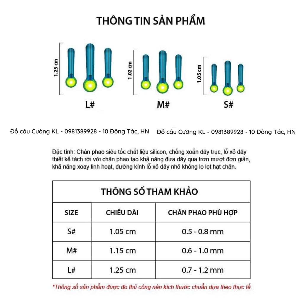 Chân phao siêu tốc Silicon QL