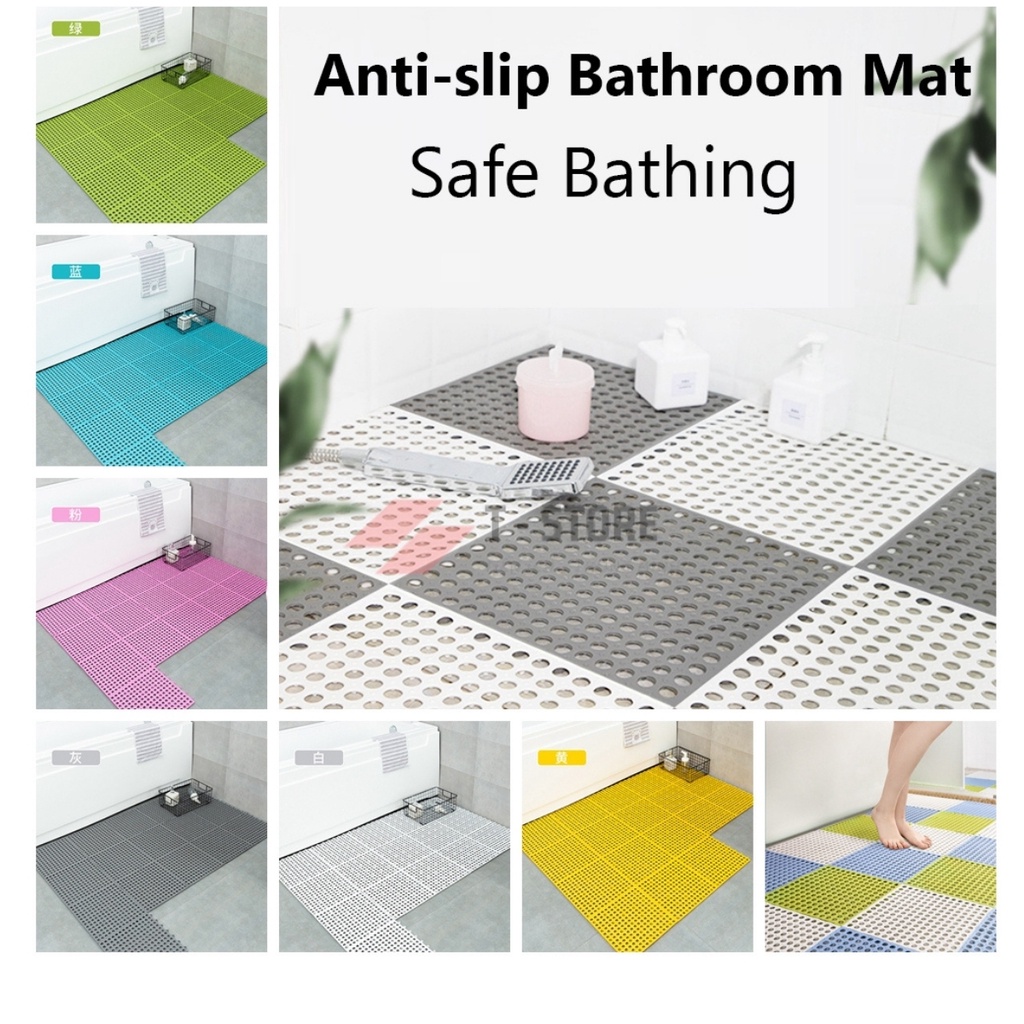 Tấm lót sàn TSTORE / thảm nhựa lỗ lót sàn TSTORE , chống trơn trượt / kháng khuẩn cho sàn nhà tắm / nhà bếp