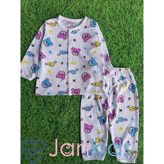 Set 5 bộ cotton giấy dài tay hàng việt nam cho bé