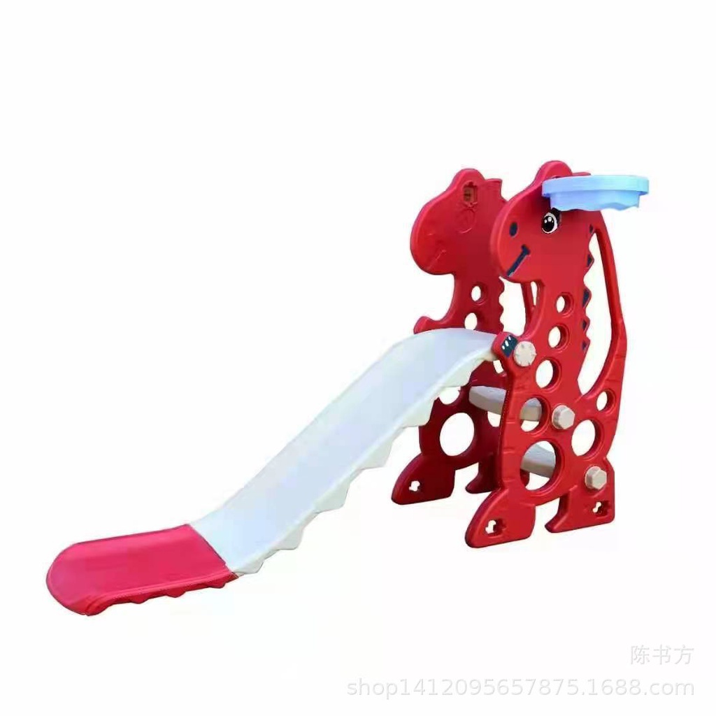 Bộ cầu trượt xích đu bóng rổ cho bé