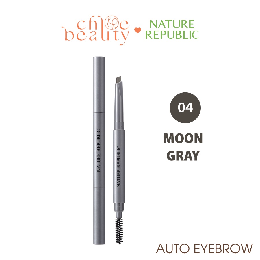 Chì kẻ mày dạng vặn đầu vát NATURE REPUBLIC Botanical Auto Eyebrow 0.3g