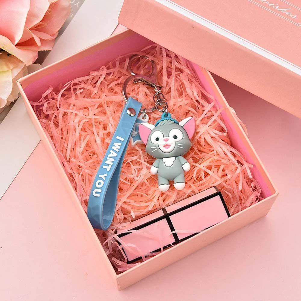 Móc Khóa Silicon Hình Sóc Hoạt Hình Đáng Yêu