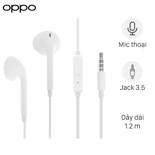 Tai nghe oppo có mic đàm thoại chất lượng tốt