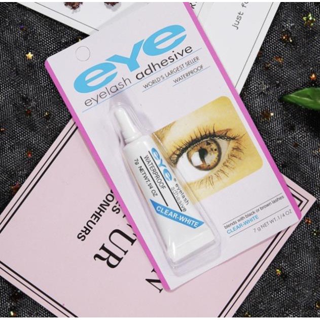 Keo dán mi giả trong suốt Eyelash Adhesive, Keo gắn mi giả độ bám dính siêu cao thiết kế nhỏ gọn