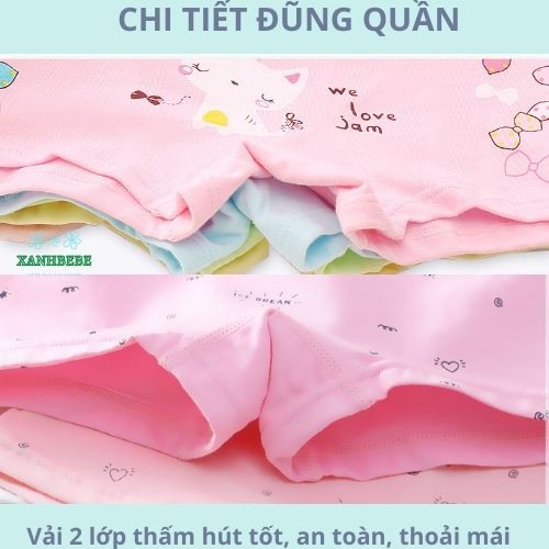 Quần chip đùi quần lót bé gái an toàn mềm mại cho bé 10-40kg [hàng quảng châu]
