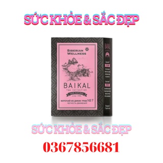 [Trà khớp N7] Trà thảo mộc Siberian Baikal tea collection Herbal tea N7- 30 gói - Date T1/2023