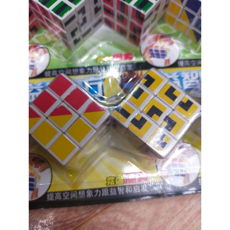 Rubik loại 3x3x3 loại đẹp( vỉ 20 cục)