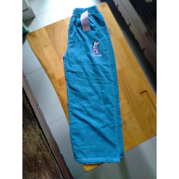 Quần bò giấy ống suông cho bé gái