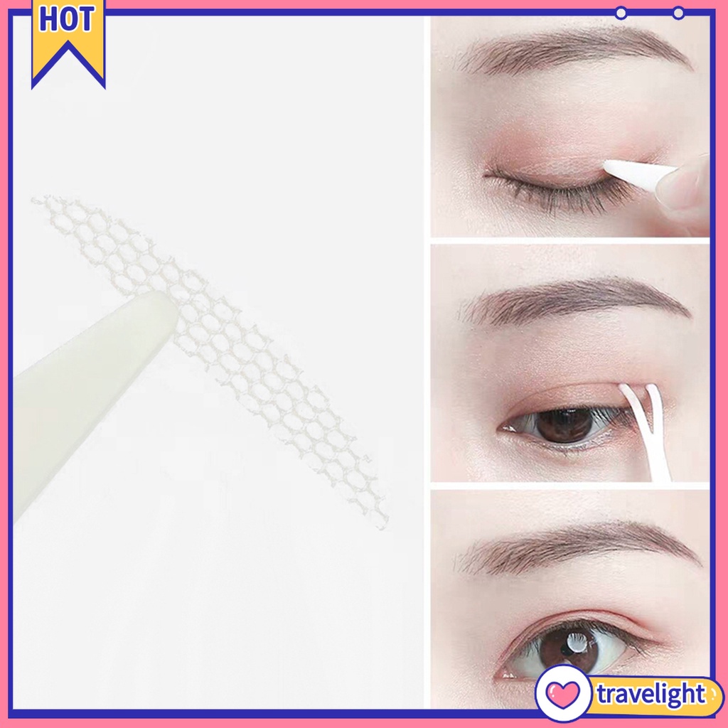 (Travelight) Set 48 miếng dán mắt hai mí kết cấu dạng lưới
