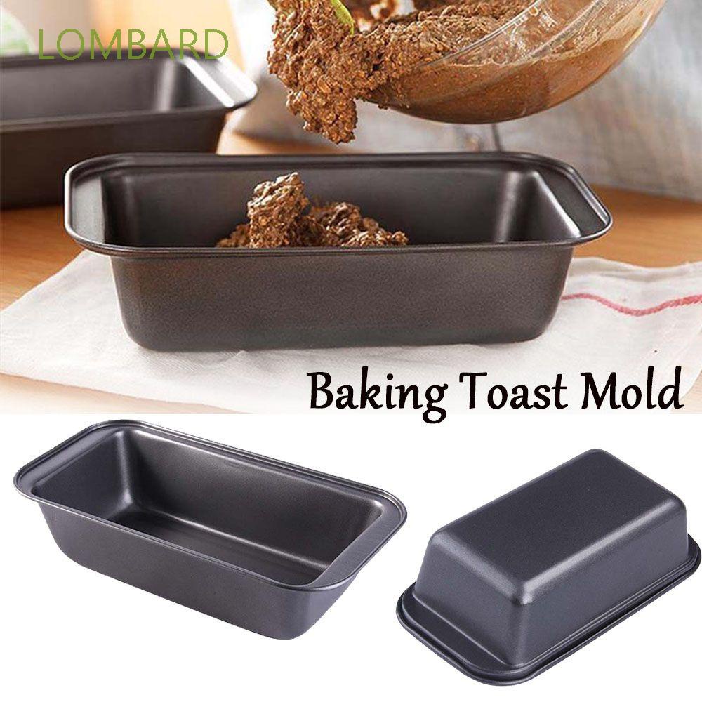 Khuôn Làm Bánh Hình Chữ Nhật Bằng Thép Carbon Chống Dính Tiện Dụng Cho Nhà Bếp Diy