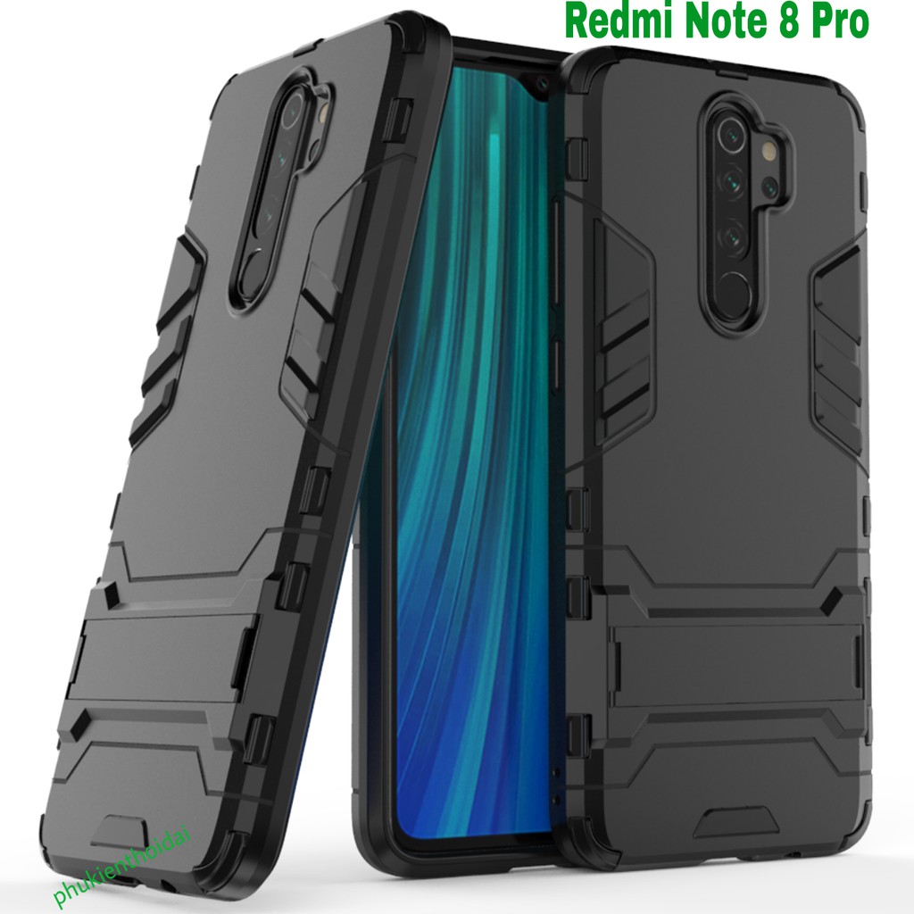 Ốp lưng Xiaomi Redmi Note 8 Pro chống sốc Iron Man cao cấp siêu bền 2