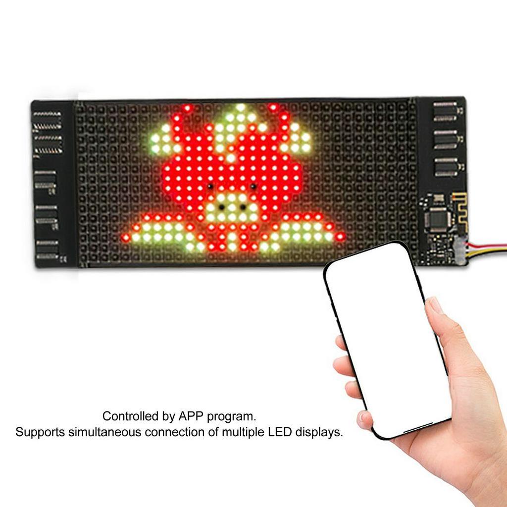 Power Helper Bảng hiệu đèn LED cuộn Màn hình hiển thị màu linh hoạt có thể lập trình USB 5V dành cho quảng cáo cmman12.vn
