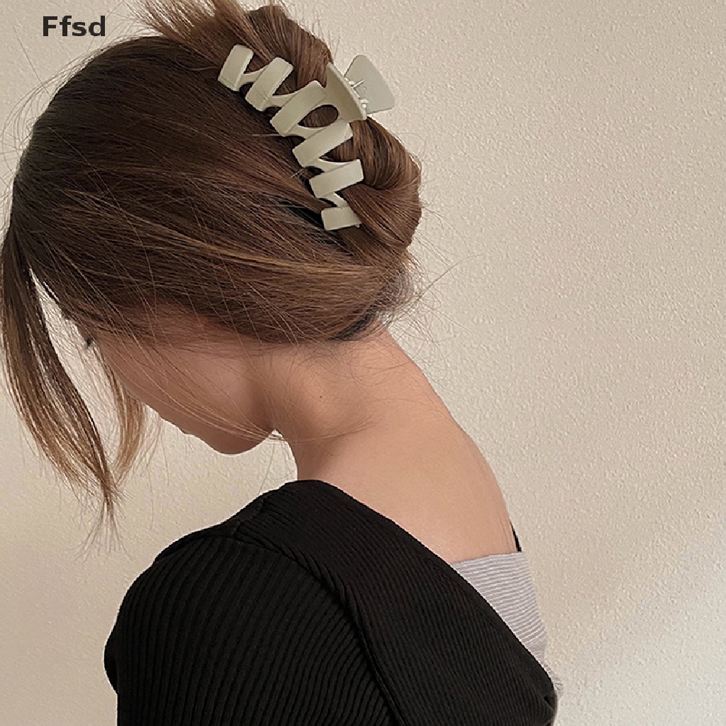1 Kẹp Tóc Càng Cua Cỡ Lớn Phong Cách Hàn Quốc Thanh Lịch