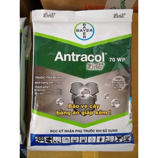 Thuốc trừ bệnh cây trồng antracol 70wp gói 100g
