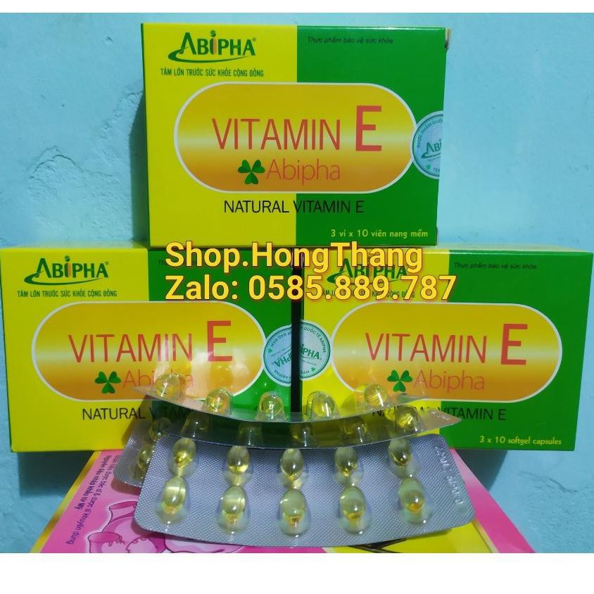 Vitamin e abipha đẹp da chống lão hóa làm mịn da, sáng da, mờ thâm giá 1hộp