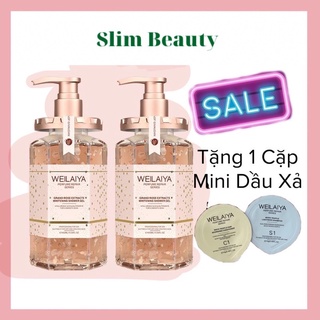 Sữa Tắm Trắng Da Cánh Hoa Hồng Damask Weilaiya, Sữa Tắm Dưỡng Ẩm Lưu Hương Lâu Toàn Thân - 450ml